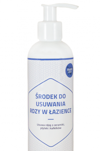 Środek do usuwania rdzy w łazience